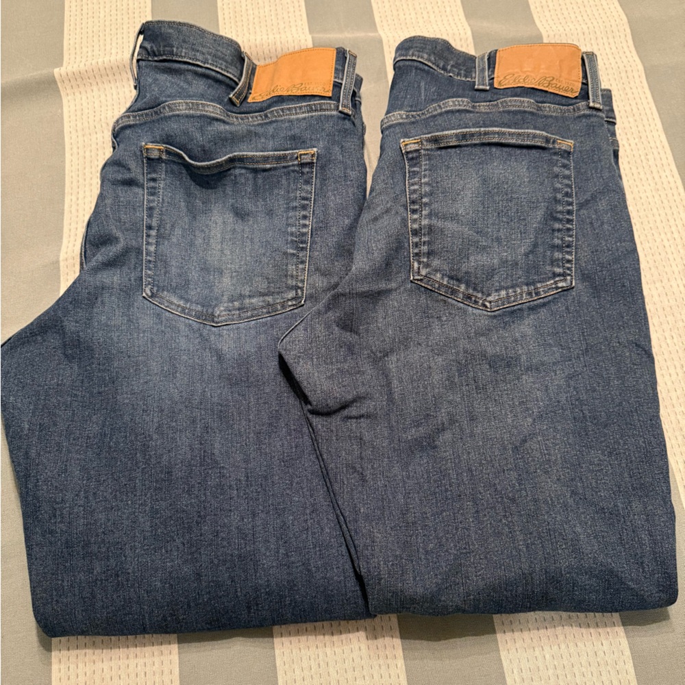 TWO Eddie Bauer Men's Denim Jeans in Blue
